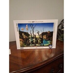 Eurographics 1000 Piece Jigsaw Puzzle - Salvador Dali Swans Reflecting Elephants